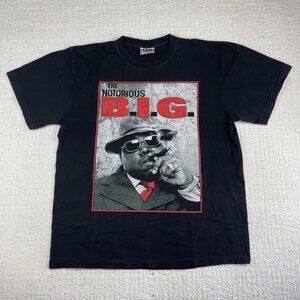 Vintage The Roxx The Notorious BIG Rap T Shirt Single Stitched Double Sided XL